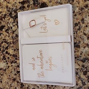 Miss to Mrs. Passport  Cover &Luggage Tag Set NIB 😁